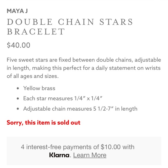 Maya J star bracelet - Picture 5 of 6